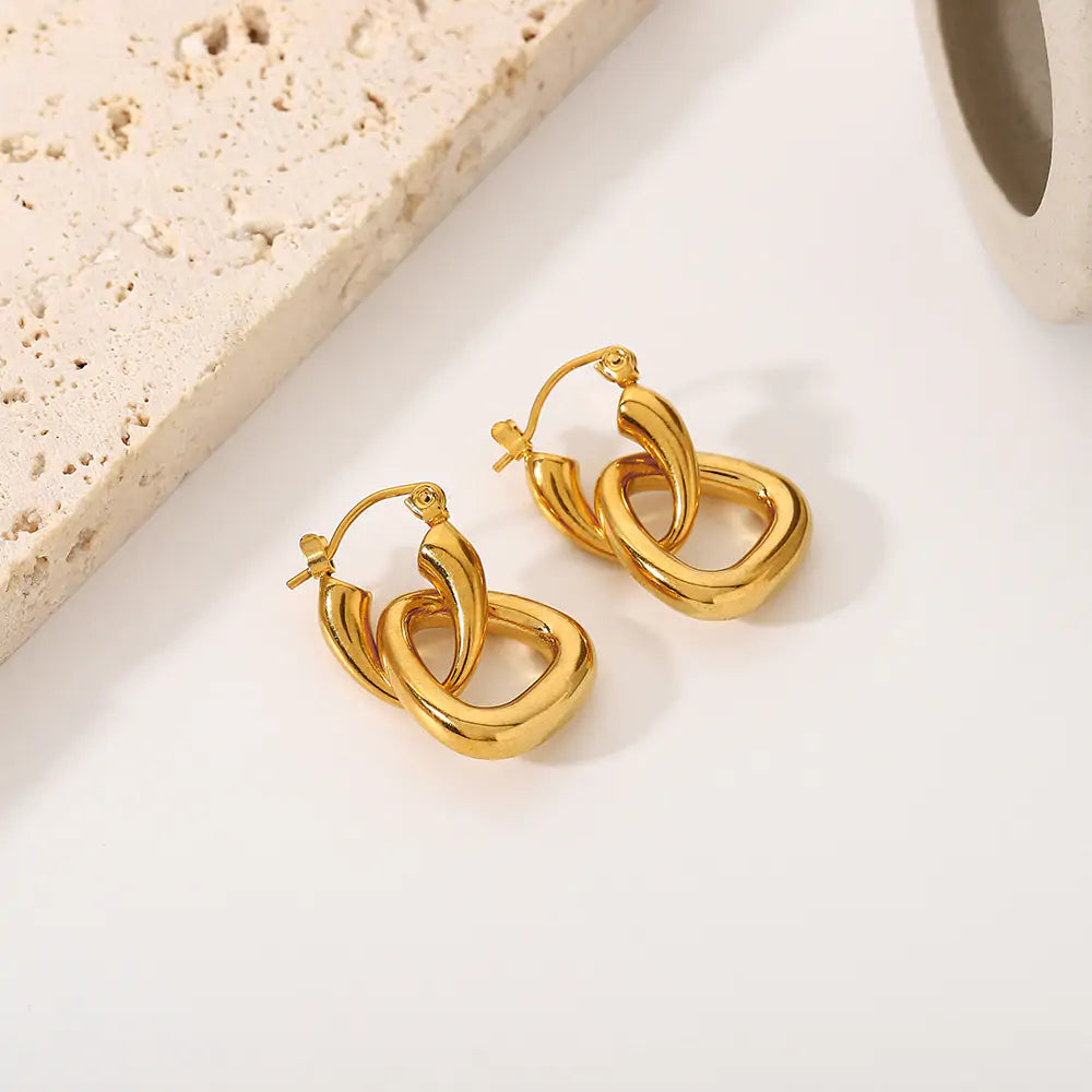 Hoop Drop Earrings