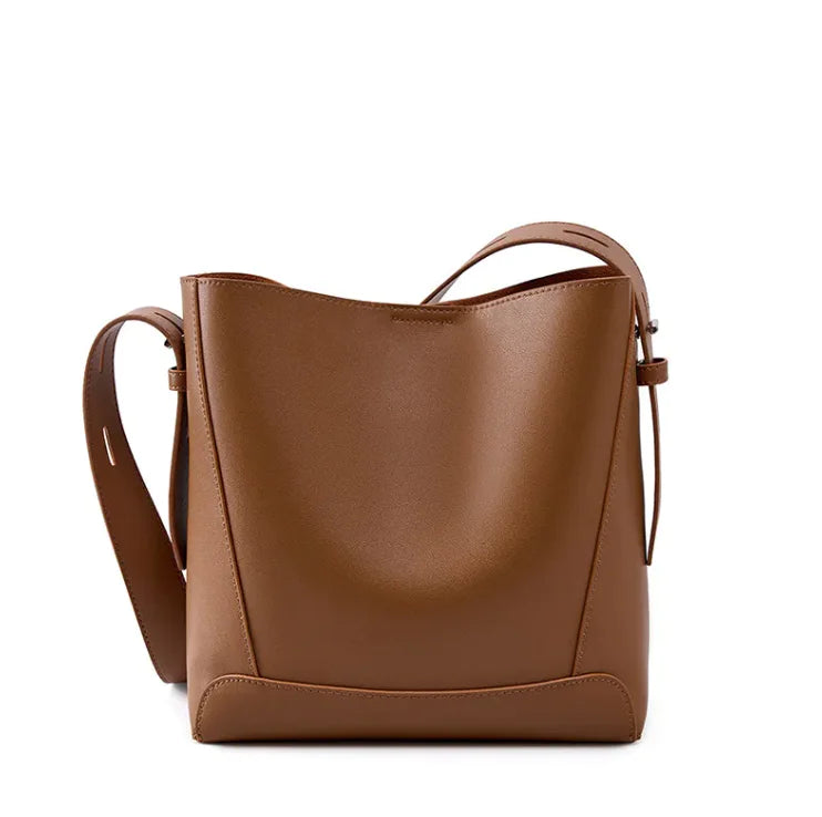 Elegant Cowhide Shoulder Bag